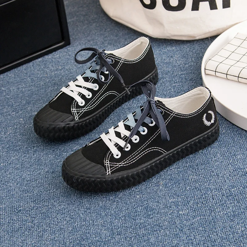 
2019 spring wholesale china comfort women casual shoe cheap canvas school shoe 