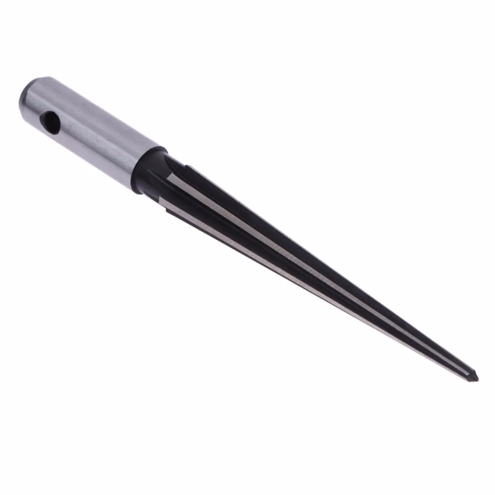 
3-13mm 6 Fluted Bridge Pin Hole Reamer Tapered Woodworker Cutting Tool Pin Hole Handheld Reamer T Handle Tapered Chamfer Reaming 
