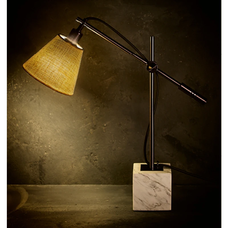 New Design Indoor floor light modern for hotel Round Shade bedroom lighting standing lamp led marble base floor lamp stand