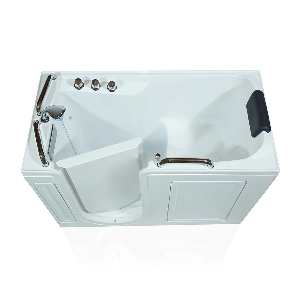 Q373 bath and shower combo safety walk in tub for old people and disable