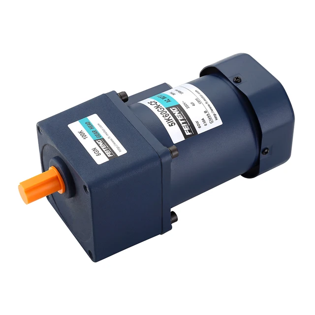 Ac motor with brake electric reduction gear 6w 60mm size reversible