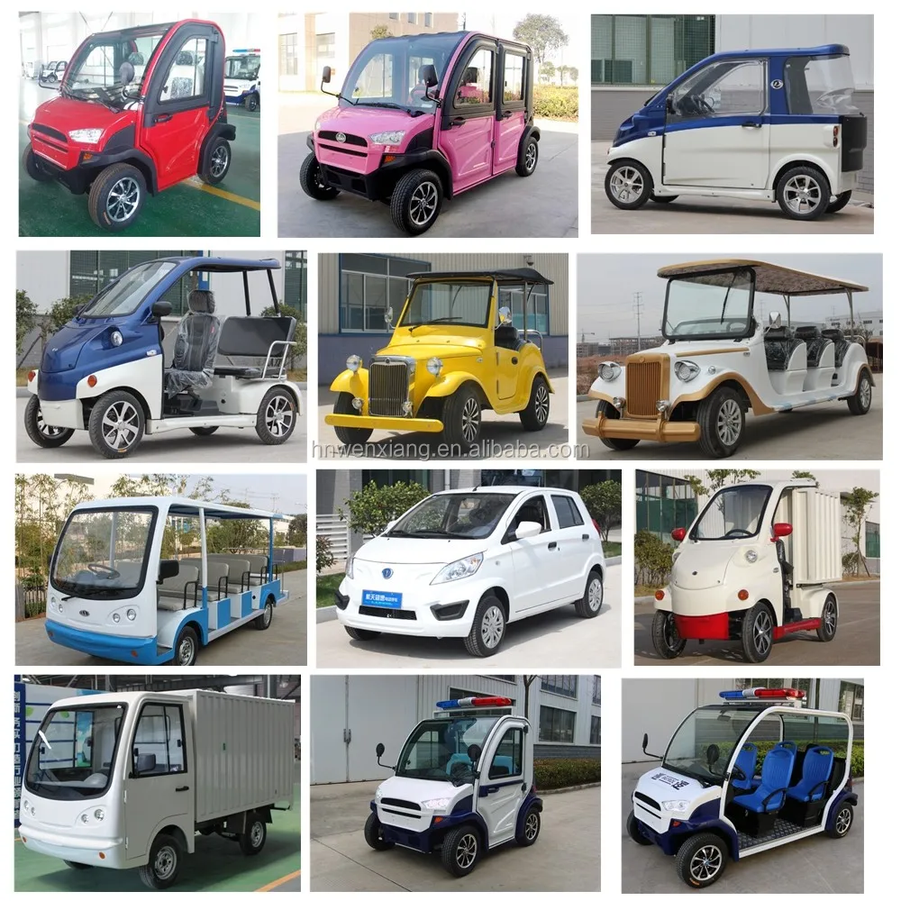 4 wheel 2 seat mini electric car made in china