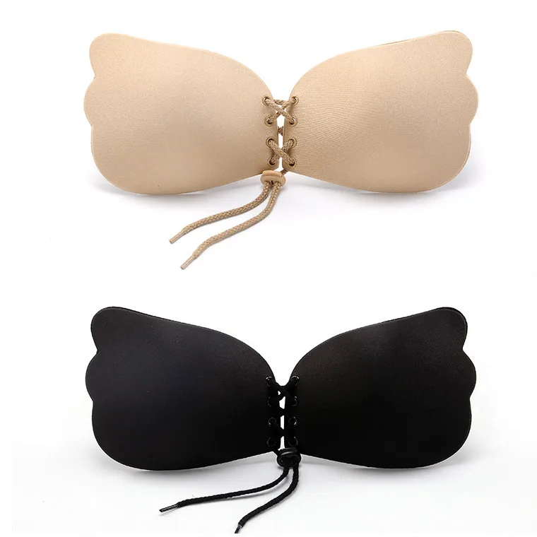 Backless strapless silicone breast lift bra self adhesive Invisible high quality silicone bra