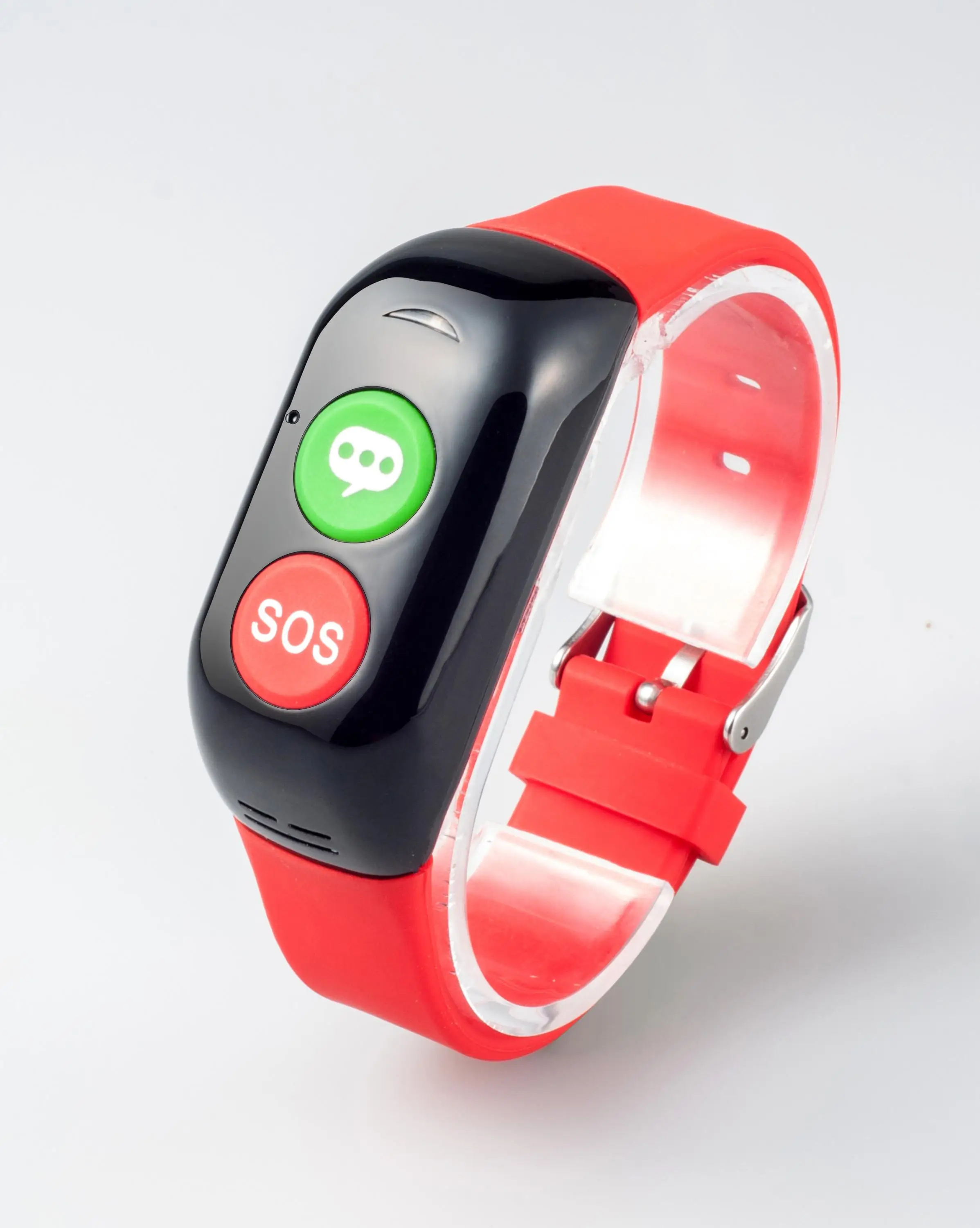 Old people GPS tracker smart wristband watch with GSM SOS calling function for elderly people