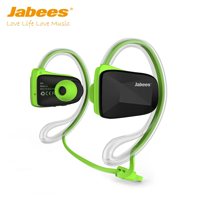 Jabees лучшие продажи водонепроницаемый IPX4 NFC беспроводные стерео наушники с заушником