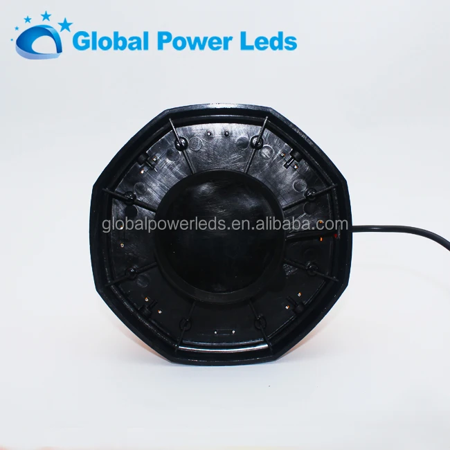 High power LED COB rotating beacon light flashing  light 40w Led warning truck Light yellow for school bus warning led lamp