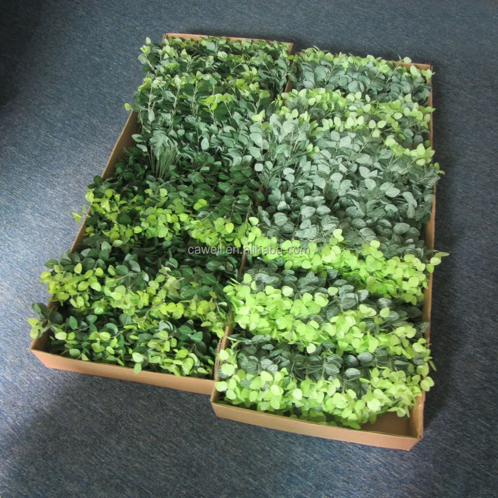 Different Styles Artificial plants&flowers Eucalyptus Stems Artificial Greenery Foliage Soft Rubber Eucalyptus Branch Bouquet