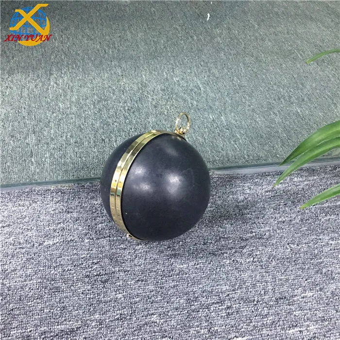 Customized Round Shape Box Clutch Clutch Frame