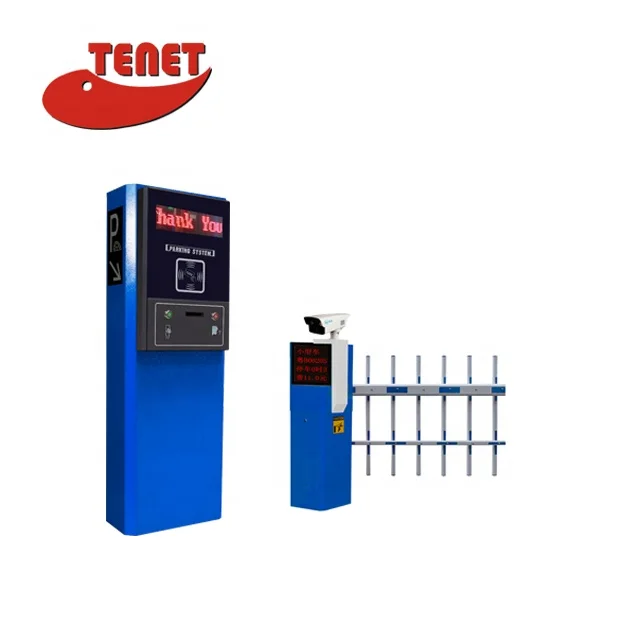Auto Pay Car Parking System Vehicle Barrier Gate System
