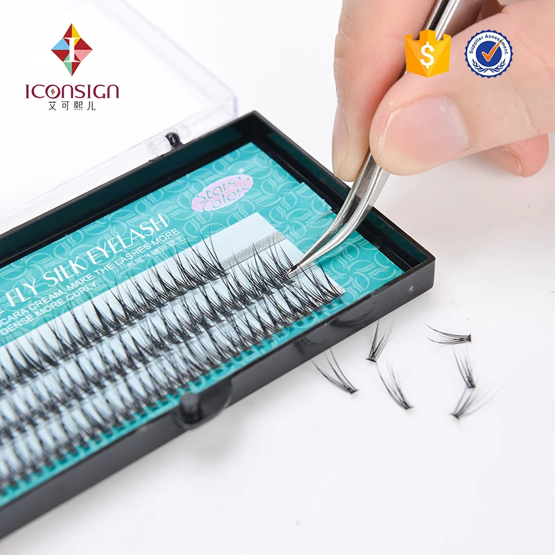 Wholesale Pre Made Volume Fans Private Label mink lashes individual eyelash extension