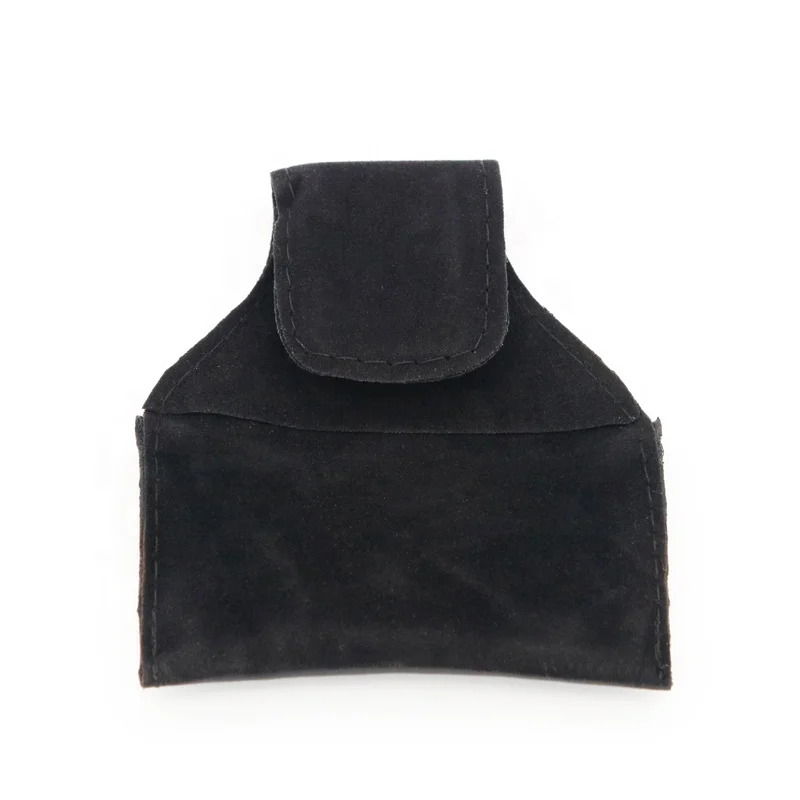 Leather PU Snooker Billiard Chalk Holder Pouch Bag Chalks Pocket