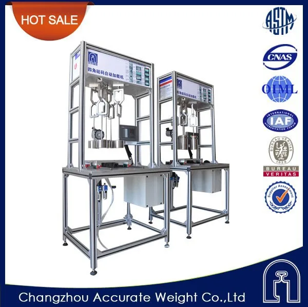 Low-cost, Load test weights machine for keli load cell