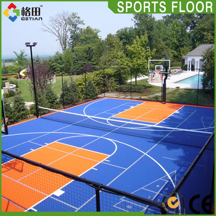 Hot Sale multi-purpose sports court flooring,interlocking pp outdoor mini basketball court sports,interlocking tile for sports
