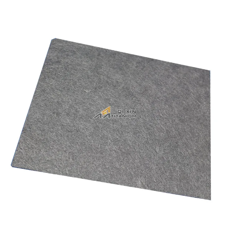 Water Filter Material Metal Fiber Sintered Titanium Felt