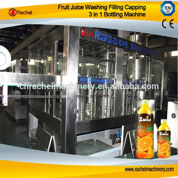 Автоматическая 3 в 1 фруктовый сок заполнение упаковочная машина