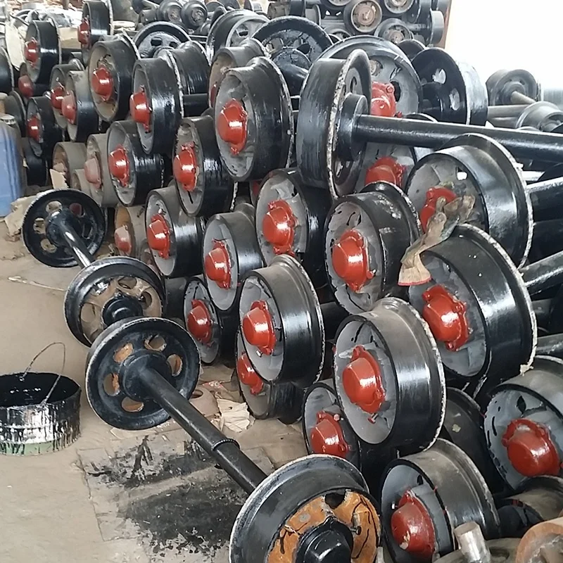 
Cast Steel Railway Wheel and Axle for Mining Industry 