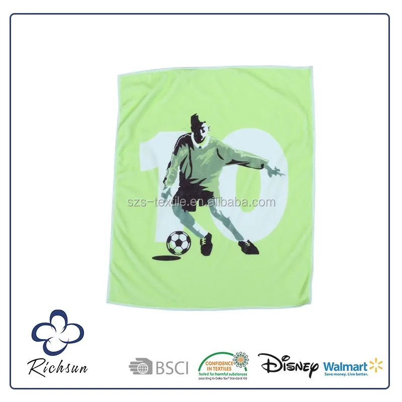 custom football sports towels