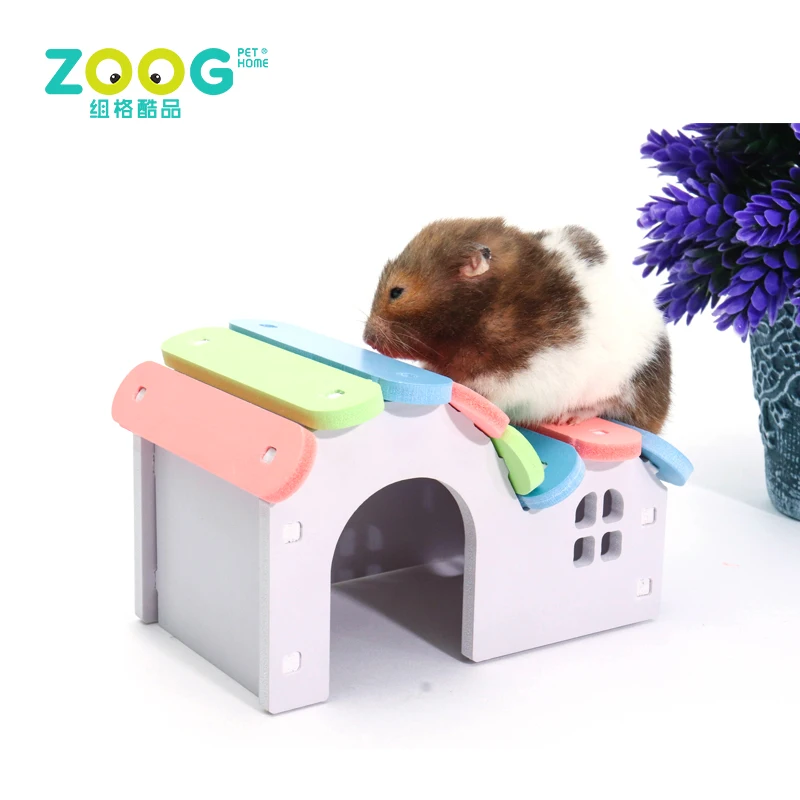Wholesale  PVC foam board hamster cage house Guinea pig hedgehog  nest