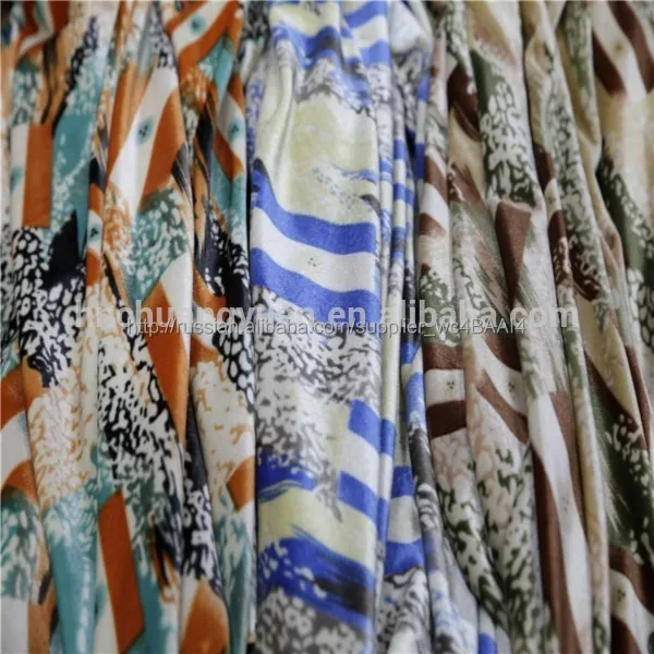 Трикотаж полиэстер спандекс корейский стрейч женщины вечернее платье бархатной ткани оптовая продажа