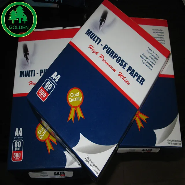 Good Quality 210*297mm A4 Copy Paper In 500 Sheets Packing with free sample