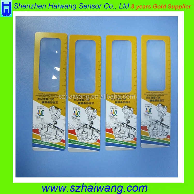 Стильный Promontion Подарок ПВХ Кредитной Лупа для Закладки