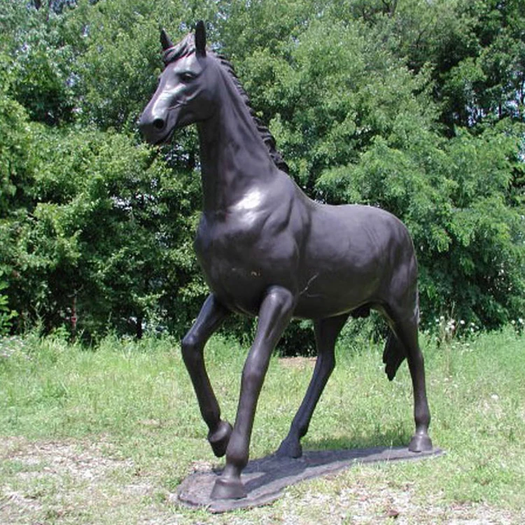 Hot sale life size brass horse metal sculpture big size horse statues bronze statue