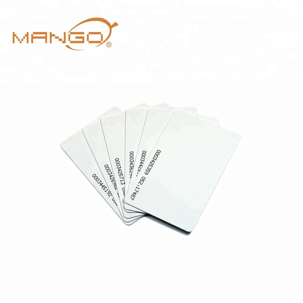 13,56 MHz PVC Blank customized NXP MIFARE PLus SE 1K Chip rfid Card