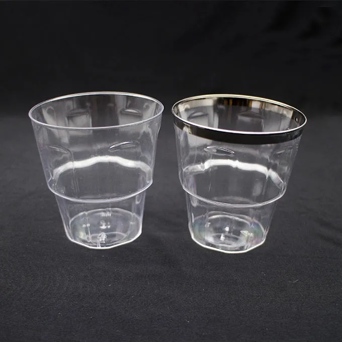 8oz 9oz Inflight Water Cup Disposable Clear PS Plastic Airline Cup