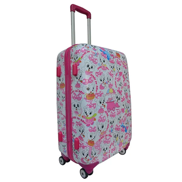ABS Light Weight 3 Pics Girls Luggage Sets for Travel with a Handbag
