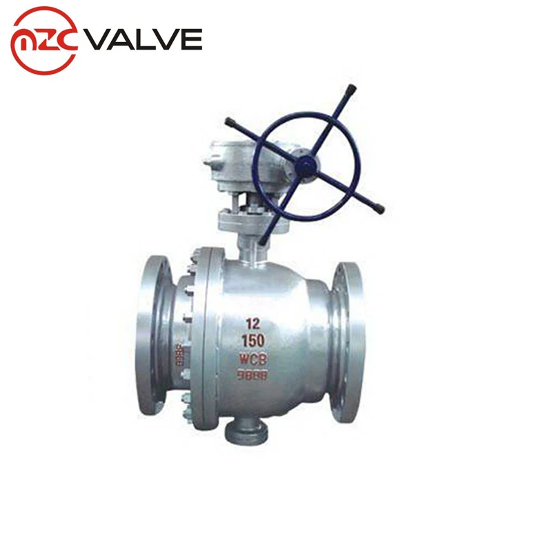 Flanged Carbon Steel Wcb Trunnion Mounted Ball Valve