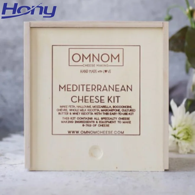 Balsa Paulownia Wooden Gift Box Timber Slide Box with Custom Logo Keepsake for Packaging,Shipping