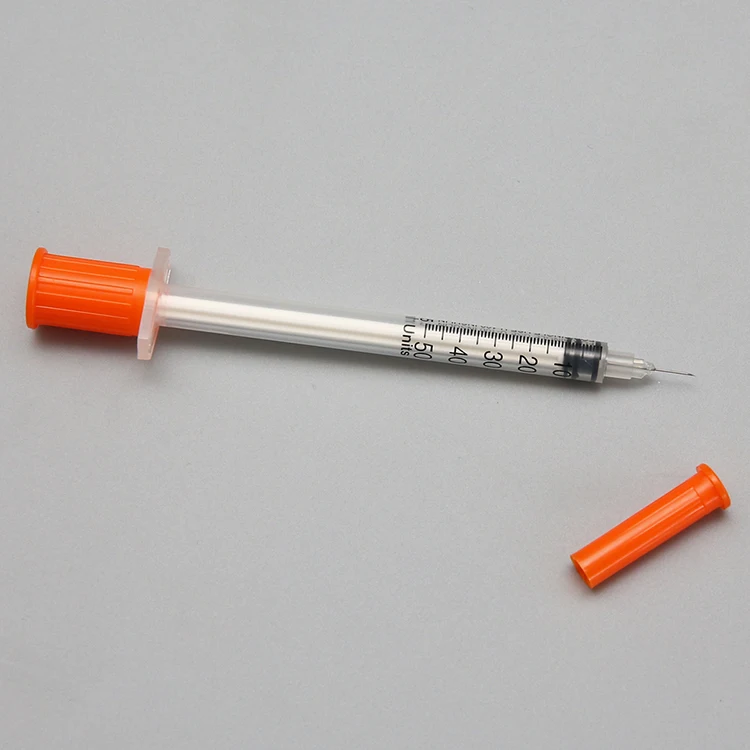 
Disposable Sterile 0.3cc 0.5cc 1cc Insulin Syringe With Needle 