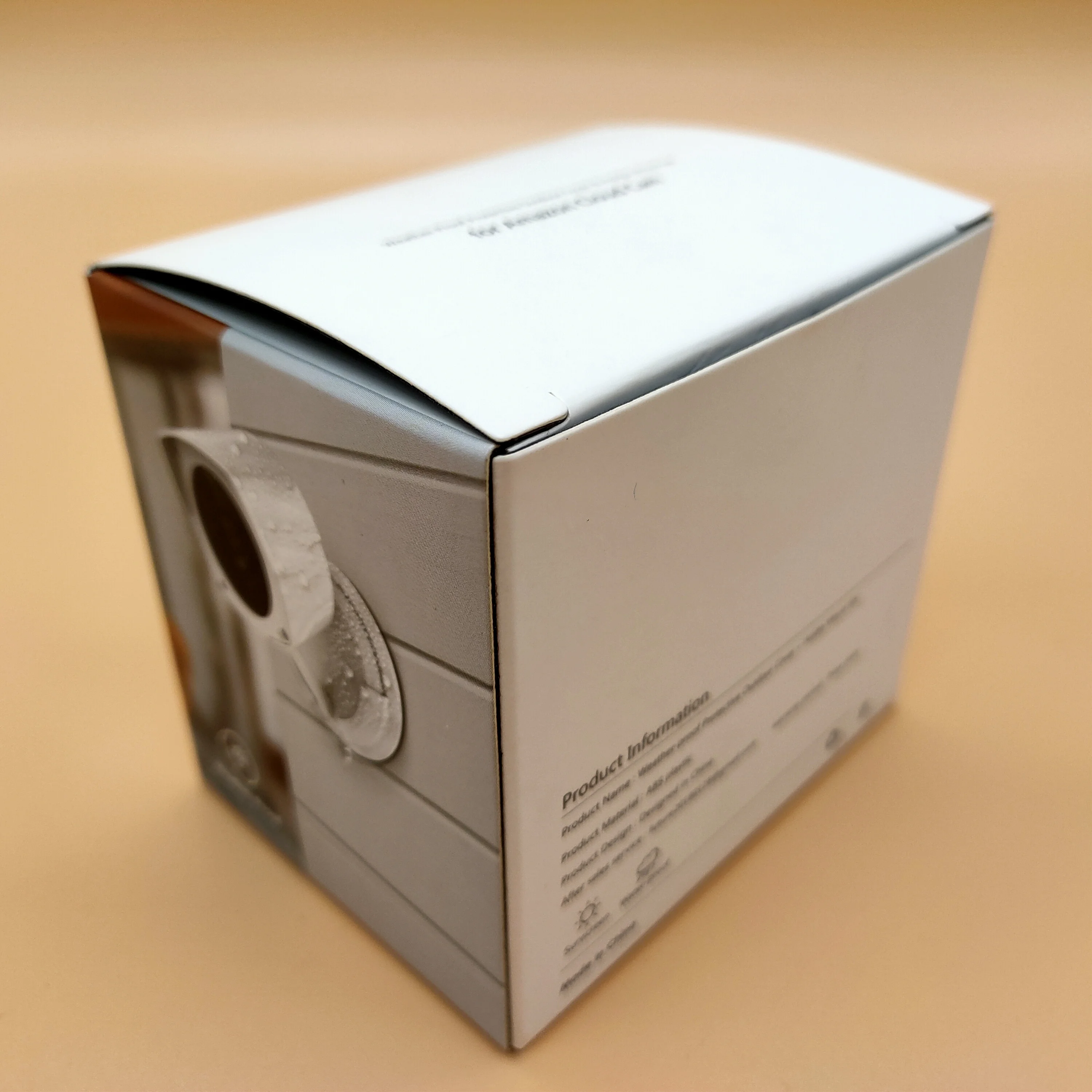 custom rigid sturdy white matte box packaging security camera surveillance camera CCTV  packaging box with logo printed