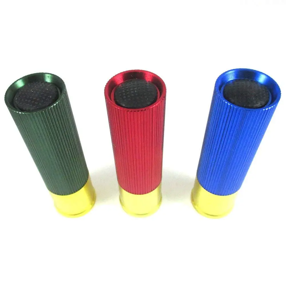 China Manufacturer 9 LED Shotgun Shell Bullet Tactical Battery Powerful Flashlight Metal Led Hand Torch Light
