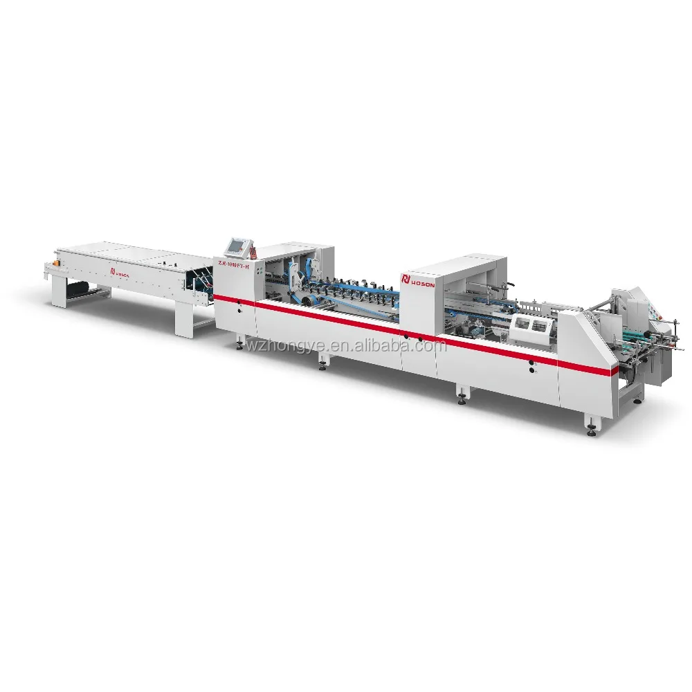 ZH-1000FT Hoson Automatic Corrugated Carton Box Folder Gluer Machine