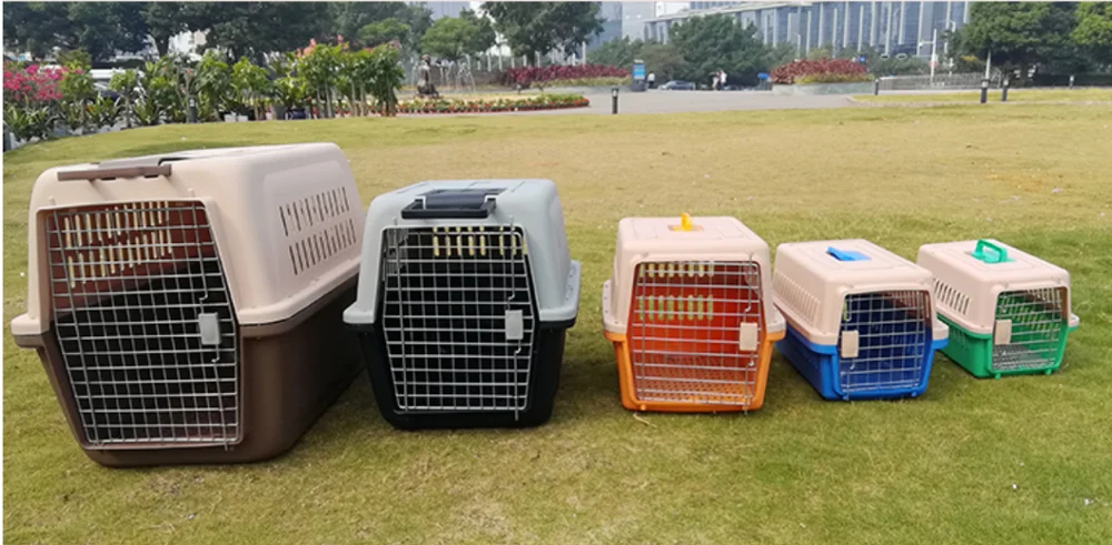 C&C  assorted sizes traveling dog cat cage carrier box indoor quality pet cat cage pet travel
