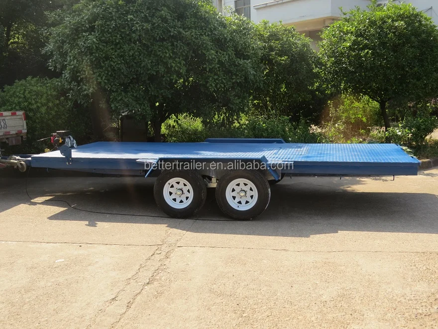 hydraulic cylinder towbed car tilting trailer