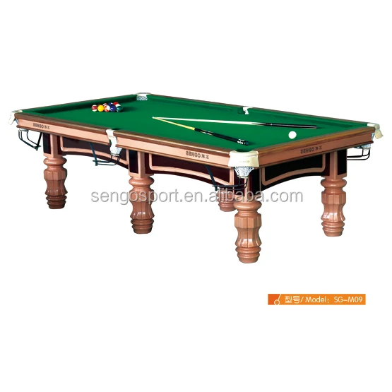 Standard size billiard table/Pool table in 7ft,8ft,9ft