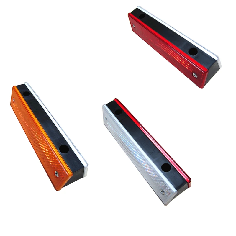 China Rectangular Barrier Guardrail Reflector, High Reflectivity, Highway Light, High Quality Reflector