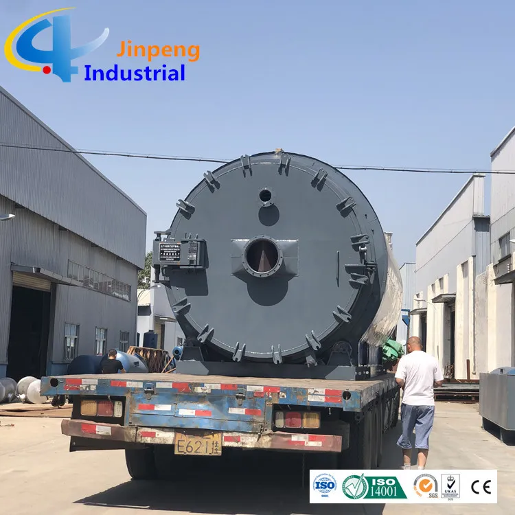 Tire Recycling Machine- Waste Tyre Plastic Recycling Machine Pyrolysis Oil Plant