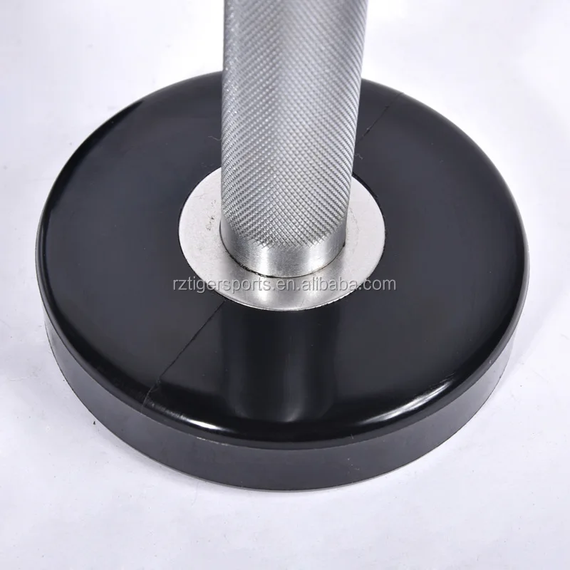 Высококачественная гантеля из полиуретана с круглым наконечником