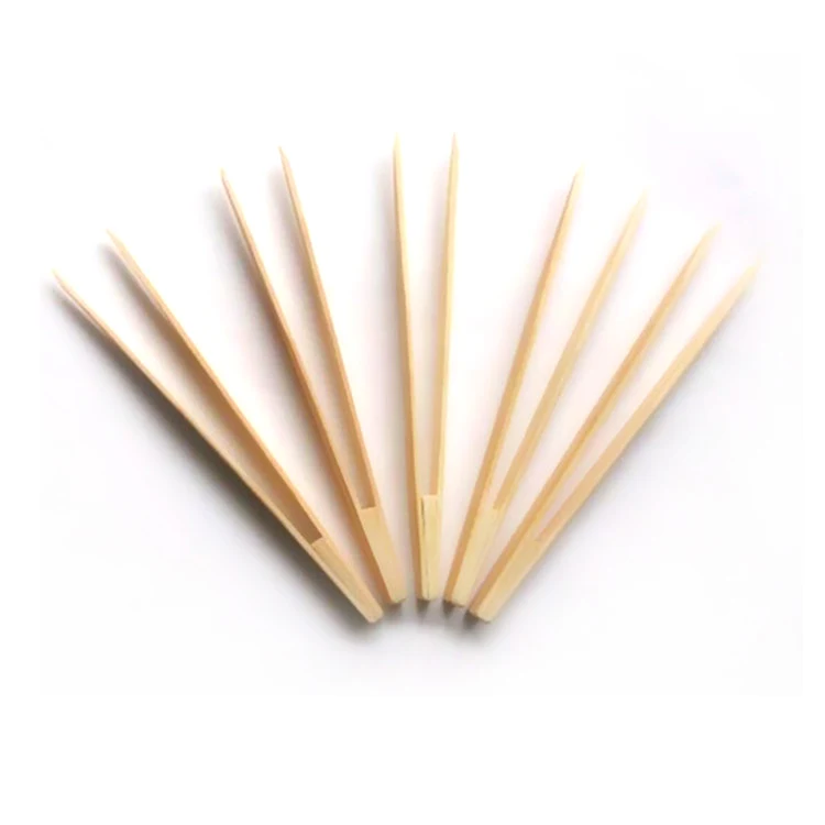 Anti-static bamboo tweezers and bamboo feeding tongs