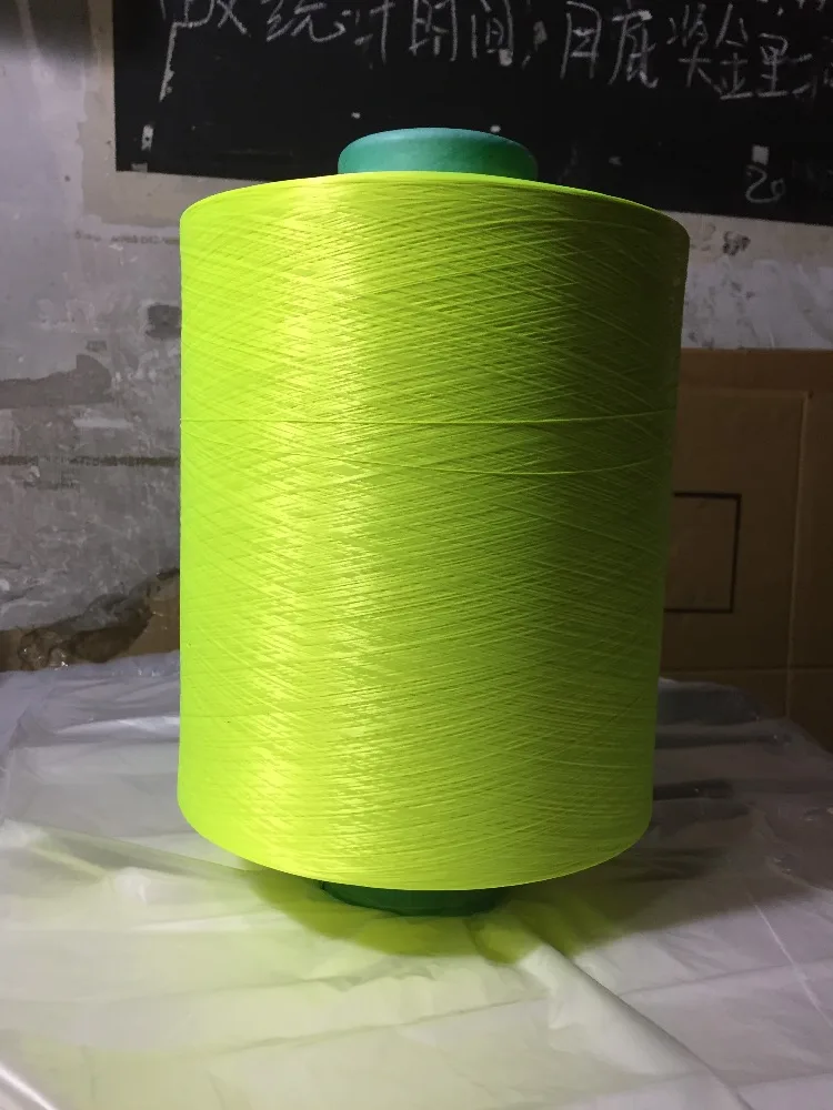 Polyester DTY Fluorescent/Reflecting Yarn Shining yarn