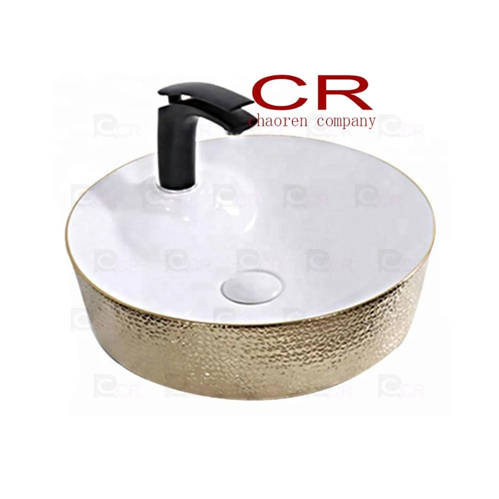 WC Latest Selling Product Logo Printed Corner Hand Drawing Wash Basin bathroom sanitary ware sink