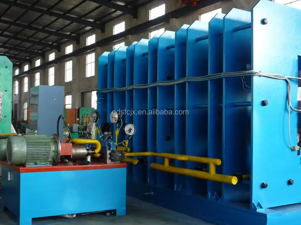 Top quality rubber conveyor belt track vulcanizing press production line for curing fabric/steel cord