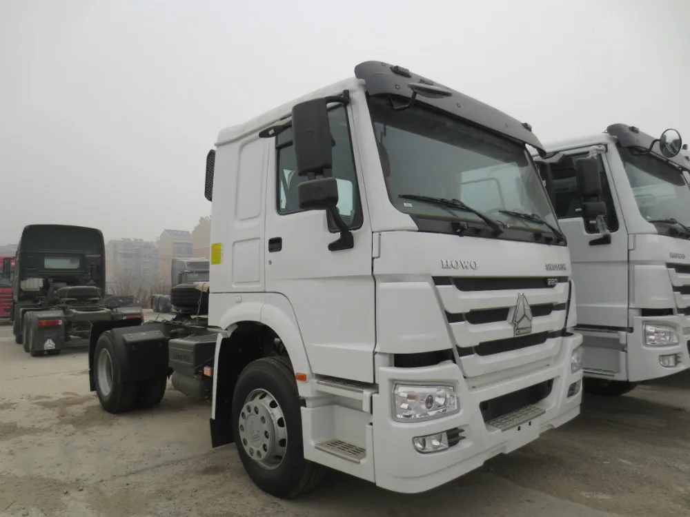 Howo 6x4 371hp left hand drive tractor truck Supplier of DANGOTE Group , dubai second hand tractor