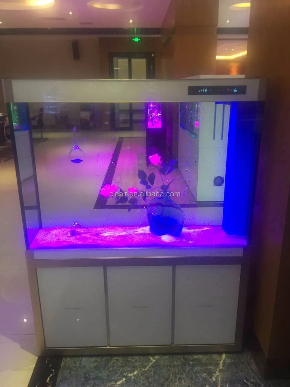 
High Crystal Glass Rimless Fish Tank Wholesale Low Iron Aquarium Glass tank 