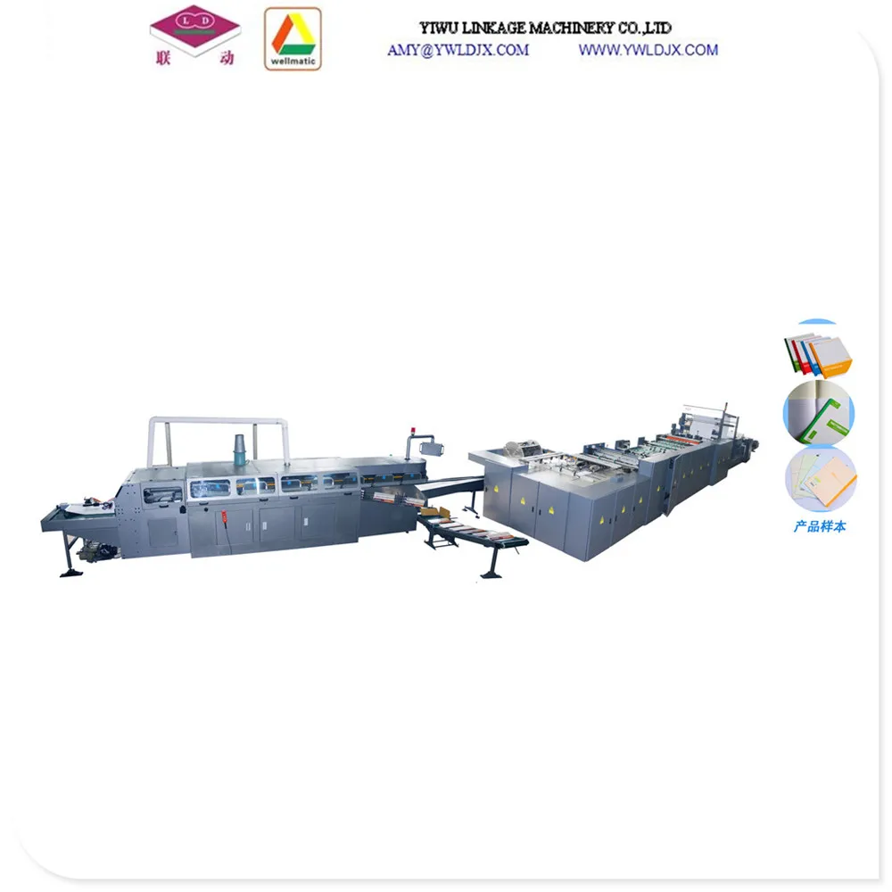 Hot Melt Glue Binding Notebook Making Machine