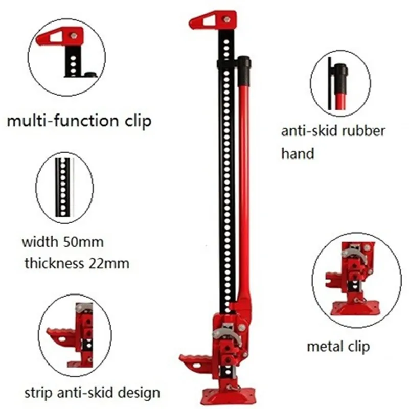 
FJ48I customized car 48inch offroad manual farm jack for tire lift 