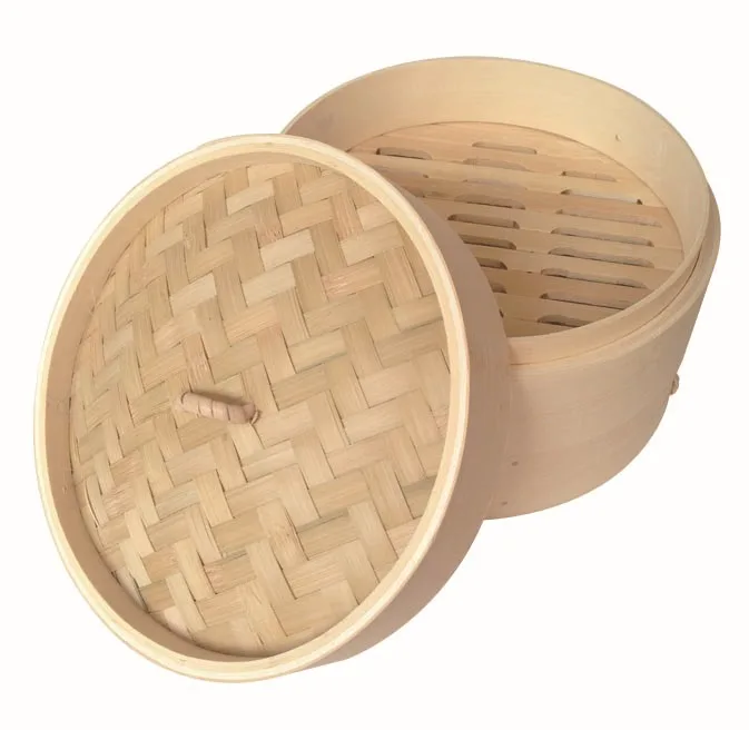 10inch Bamboo Steamer with Color Box